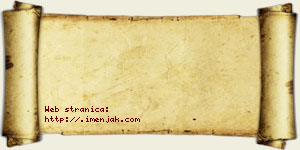 Jovana Zečević vizit kartica